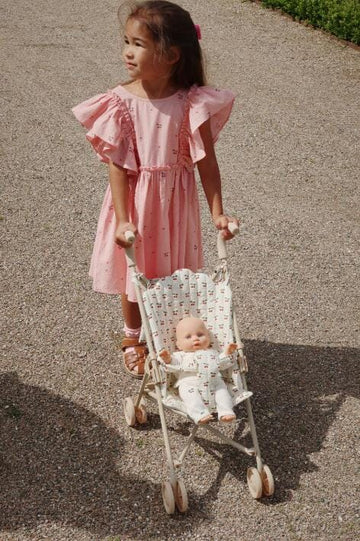 Doll stroller - Cherry motif poppenwagen